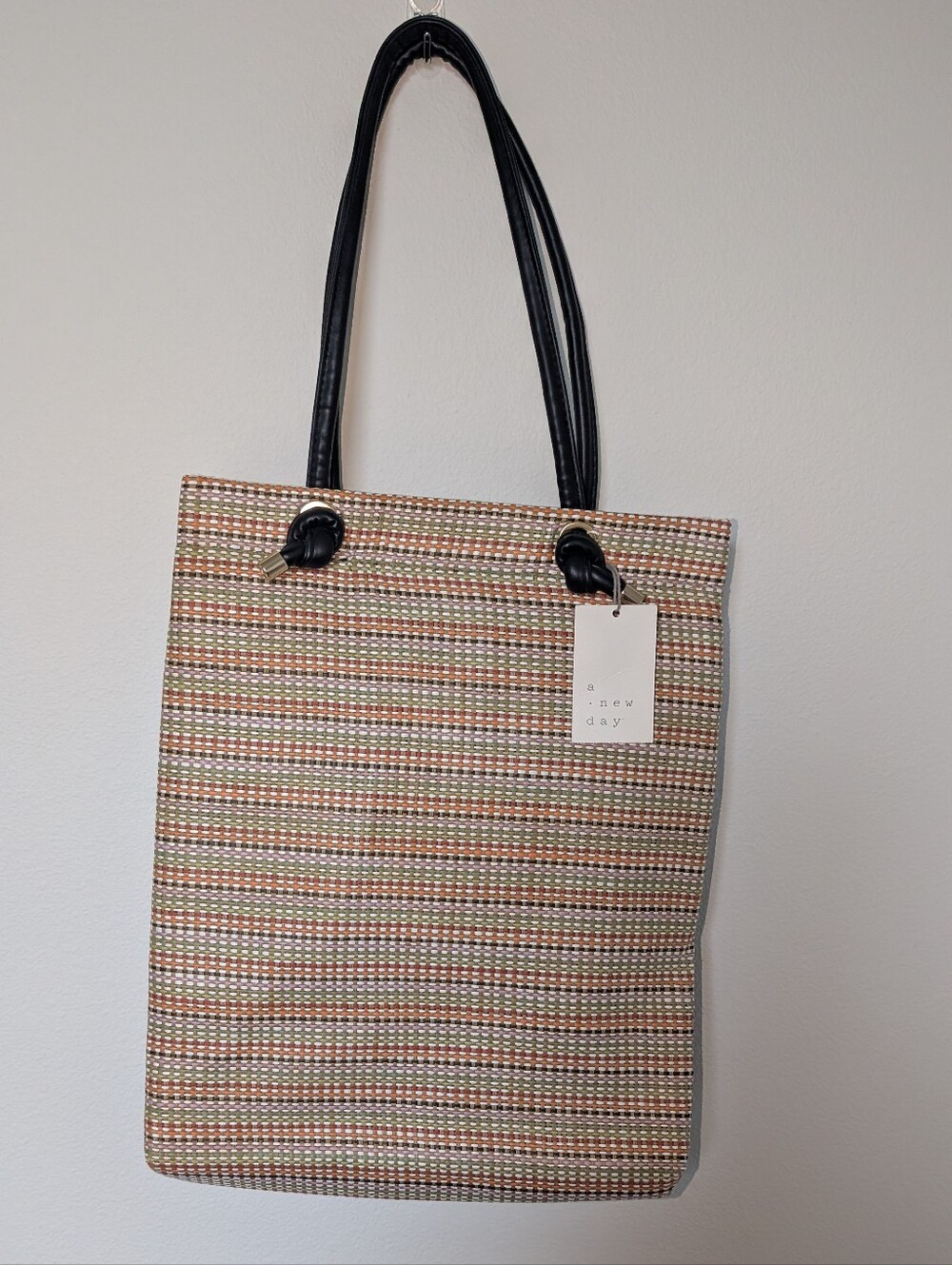 A New Day Multicolor Woven Tote